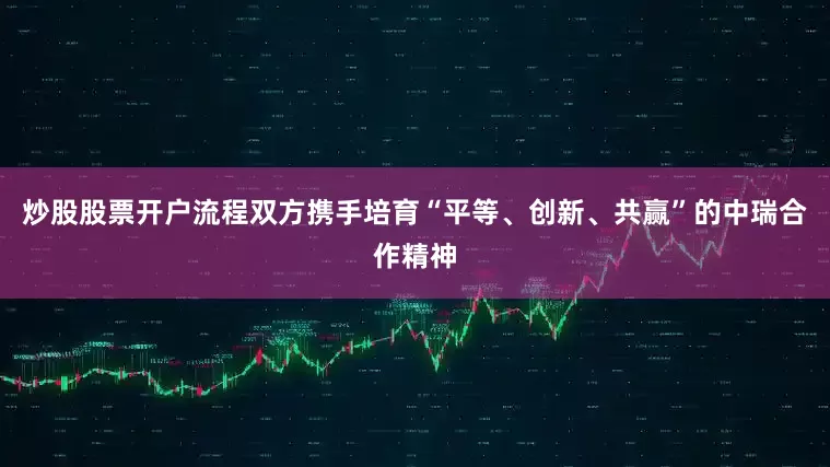 炒股股票开户流程双方携手培育“平等、创新、共赢”的中瑞合作精神